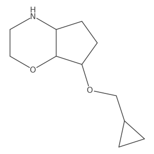 (4aS,7R,7aR)-7-(cyclopropylmethoxy)octahydrocyclopenta[b][1,4]oxazine Structure
