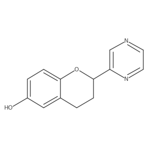 2-Pyrazin-2-yl-chroman-6-ol Structure