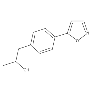 (2R)-1-[4-(1,2-oxazol-5-yl)phenyl]propan-2-ol Structure