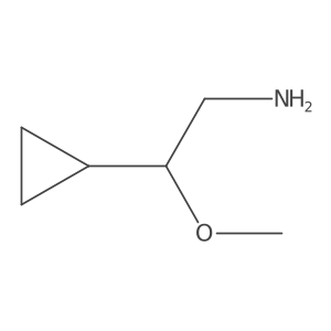 2-Cyclopropyl-2-methoxyethan-1-amine Structure