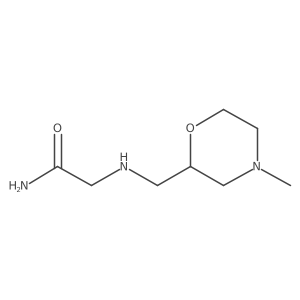2-{[(4-Methylmorpholin-2-yl)methyl]amino}acetamide Structure
