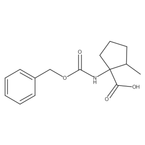 1-{[(Benzyloxy)carbonyl]amino}-2-methylcyclopentane-1-carboxylic acid Structure