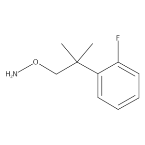 O-[2-(2-fluorophenyl)-2-methylpropyl]hydroxylamine结构式