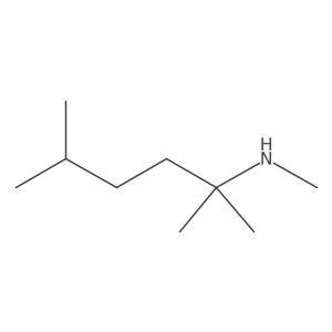 (2,5-Dimethylhexan-2-yl)(methyl)amine结构式