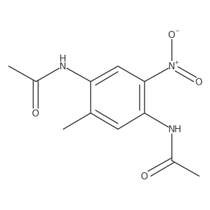 Acetamide, N,Na(2)-(2-methyl-5-nitro-1,4-phenylene)bis- Structure