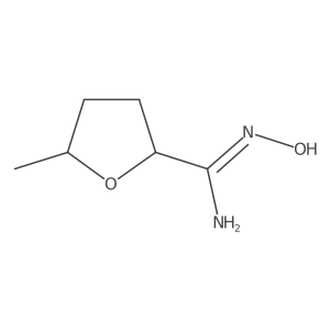 N'-hydroxy-5-methyloxolane-2-carboximidamide结构式