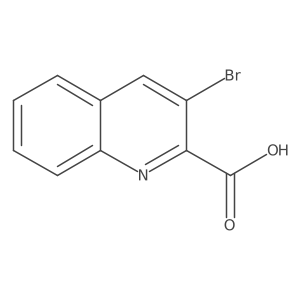 3-Bromoquinoline-2-carboxylic acid Structure