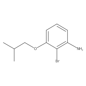 2-Bromo-3-(2-methylpropoxy)aniline结构式