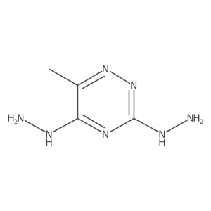 3,5-Dihydrazinyl-6-methyl-1,2,4-triazine结构式