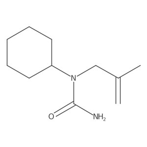 N-cyclohexyl-N-(2-methyl-2-propen-1-yl)urea结构式