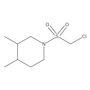 1-Chloromethanesulfonyl-3,4-dimethylpiperidine Structure