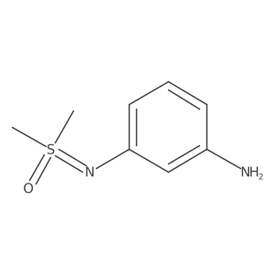 [(3-Aminophenyl)imino]dimethyl-lambda6-sulfanone Structure