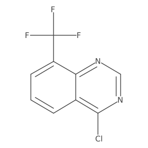 4-Chloro-8-(trifluoromethyl)quinazoline结构式