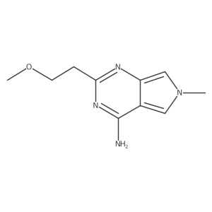 2-(2-Methoxyethyl)-6-methyl-6H-pyrrolo[3,4-d]pyrimidin-4-amine Structure