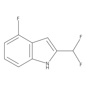 2-(Difluoromethyl)-4-fluoro-1H-indole Structure