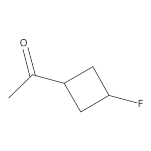 1-(3-Fluorocyclobutyl)ethanone结构式