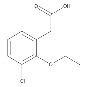 2-(3-Chloro-2-ethoxyphenyl)acetic acid结构式