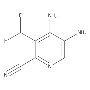 4,5-Diamino-3-(difluoromethyl)picolinonitrile Structure