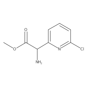 Methyl 2-amino-2-(6-chloropyridin-2-yl)acetate Structure