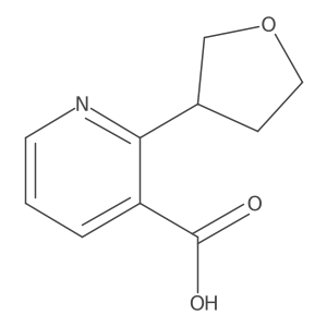 2-(Tetrahydrofuran-3-yl)nicotinic acid Structure
