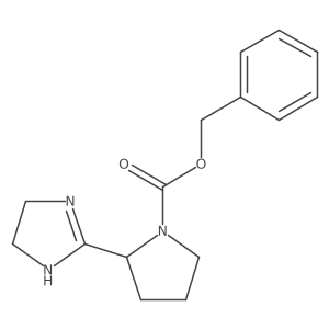 Benzyl 2-(4,5-dihydro-1H-imidazol-2-yl)pyrrolidine-1-carboxylate Structure