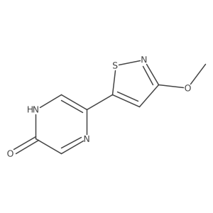 5-(3-Methoxy-1,2-thiazol-5-yl)pyrazin-2-ol Structure