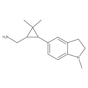 [2,2-dimethyl-3-(1-methyl-2,3-dihydro-1H-indol-5-yl)cyclopropyl]methanamine Structure