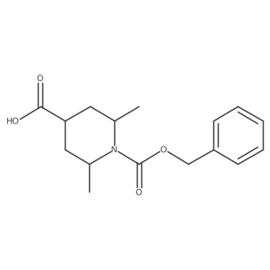 1-[(Benzyloxy)carbonyl]-2,6-dimethylpiperidine-4-carboxylic acid Structure
