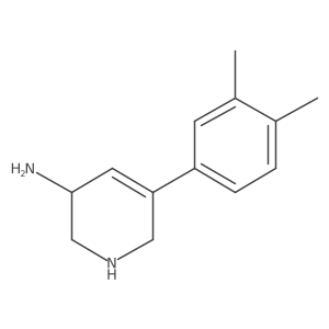 5-(3,4-Dimethylphenyl)-1,2,3,6-tetrahydropyridin-3-amine Structure
