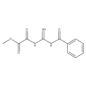 Methyl {[(phenylformamido)methanimidoyl]carbamoyl}formate结构式
