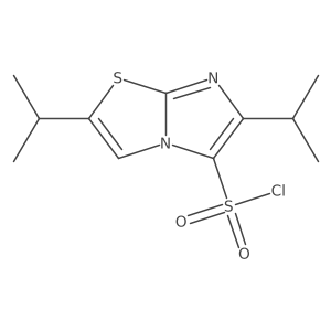 2,6-Bis(propan-2-yl)imidazo[2,1-b][1,3]thiazole-5-sulfonyl chloride Structure