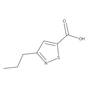 3-Propyl-1,2-thiazole-5-carboxylic acid Structure