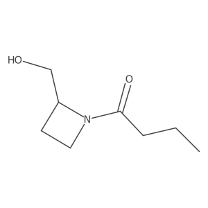 1-[2-(Hydroxymethyl)azetidin-1-yl]butan-1-one结构式