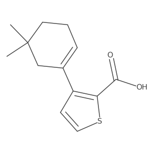 3-(5,5-Dimethylcyclohex-1-en-1-yl)thiophene-2-carboxylic acid结构式