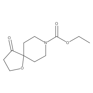 Ethyl 4-oxo-1-oxa-8-azaspiro[4.5]decane-8-carboxylate Structure