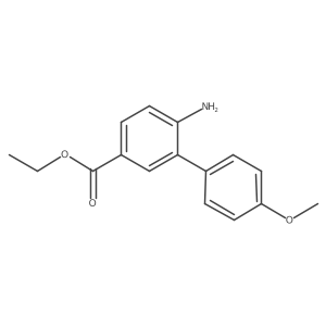 Ethyl 6-amino-4'-methoxy-[1,1'-biphenyl]-3-carboxylate Structure