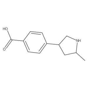 4-(5-Methylpyrrolidin-3-yl)benzoic acid Structure