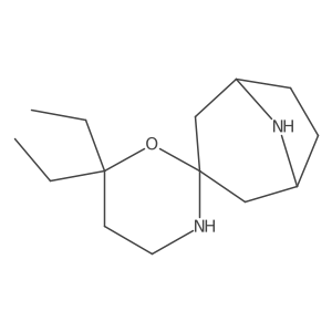 6',6'-Diethyl-8-azaspiro[bicyclo[3.2.1]octane-3,2'-[1,3]oxazinane]结构式