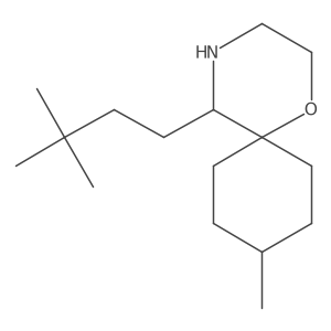 5-(3,3-Dimethylbutyl)-9-methyl-1-oxa-4-azaspiro[5.5]undecane Structure