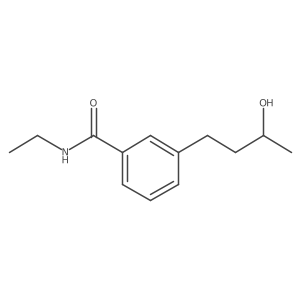 N-ethyl-3-[(3S)-3-hydroxybutyl]benzamide Structure