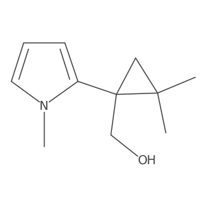 [2,2-dimethyl-1-(1-methyl-1H-pyrrol-2-yl)cyclopropyl]methanol Structure