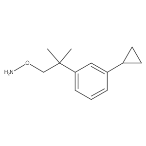 O-[2-(3-cyclopropylphenyl)-2-methylpropyl]hydroxylamine Structure