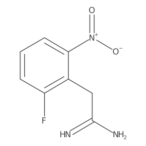 2-(2-Fluoro-6-nitrophenyl)ethanimidamide Structure
