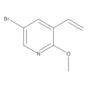 5-Bromo-3-ethenyl-2-methoxypyridine结构式