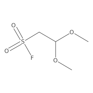 2,2-Dimethoxyethane-1-sulfonylfluoride结构式