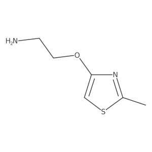 2-[(2-Methyl-1,3-thiazol-4-yl)oxy]ethan-1-amine结构式