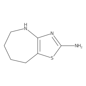 4H,5H,6H,7H,8H-[1,3]thiazolo[4,5-b]azepin-2-amine结构式