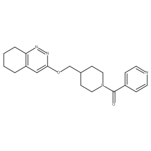 Pyridin-4-yl(4-(((5,6,7,8-tetrahydrocinnolin-3-yl)oxy)methyl)piperidin-1-yl)methanone Structure