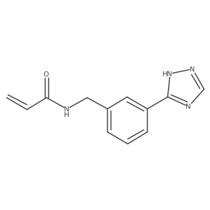 N-(3-(1H-1,2,4-Triazol-3-yl)benzyl)acrylamide Structure