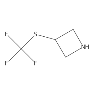 3-[(Trifluoromethyl)sulfanyl]azetidine结构式